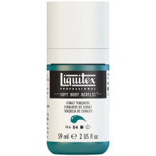 Tinta acrlica profissional para corpo macio Liquitex 59ml (2 onas) Garrafa Cobalto Turquesa