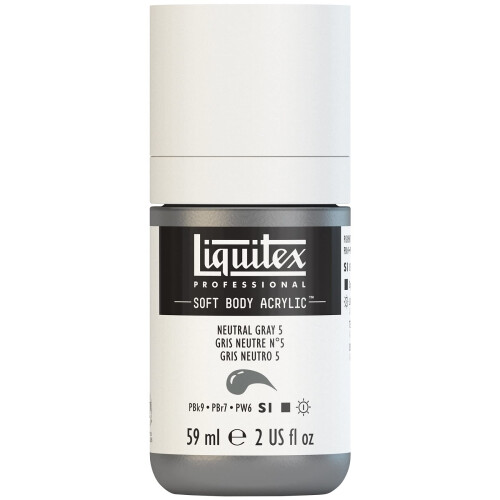 Liquitex Professional ???????? ????a S??at?? Soft 59ml (2-oz) ?p?????? Neutral Grey 5