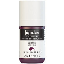 Tinta acrlica profissional para corpo macio Liquitex 59ml (2 onas) Garrafa Violeta silenciado
