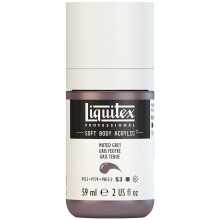 Tinta acrlica profissional para corpo macio Liquitex 59ml (2 onas) garrafa cinza silenciado