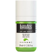Tinta acrlica profissional para corpo macio Liquitex 59ml (2 onas) garrafa verde limo vvido
