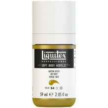 Tinta acrlica profissional para corpo macio Liquitex 59ml (2 onas) garrafa verde ouro