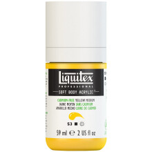Tinta acrlica profissional para corpo macio Liquitex 59ml (2 onas) Garrafa amarela sem cdmio mdia