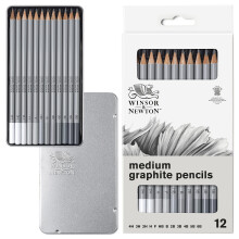 Winsor & Newton Studio Collection Kunstnerblyanter Grafitblyanter S?t med 12 stk