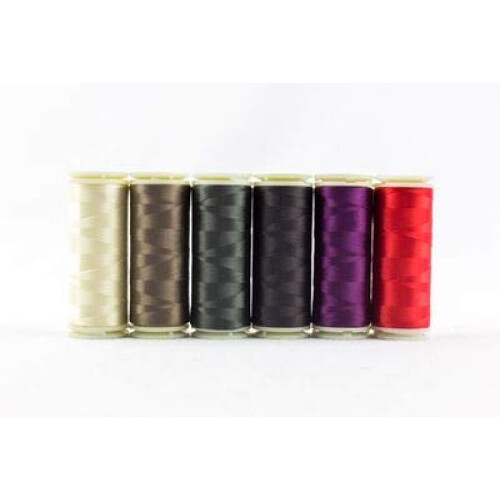 WonderFil Specialty Threads Invisafil Thread Mini-pakker (B005 Earth Tones)