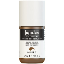 Tinta acrlica profissional para corpo macio Liquitex garrafa de 59 ml (2 onas) bronze rico iridescente