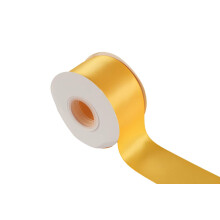 Ribbonitlux Fita de Cetim Dupla Face 2" Largura 25 Jardas (660-Dourado), Para Embalagem de Presentes e Decoração
