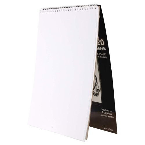 E-Clips 49563 Caderno de Desenho 8.5x10.5 Polegadas 20 Folhas 1
