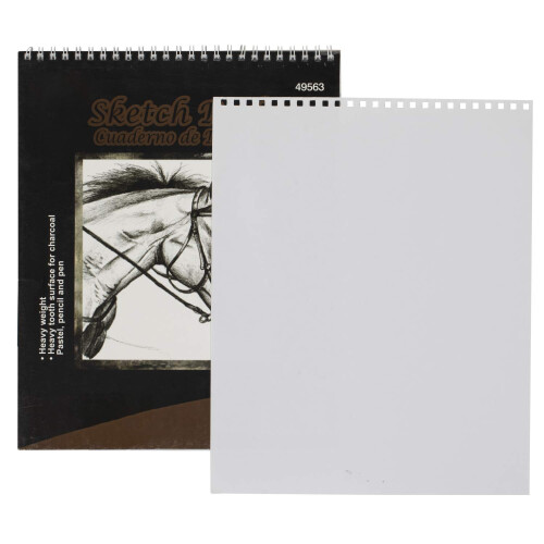 E-Clips 49563 Caderno de Desenho 8.5x10.5 Polegadas 20 Folhas