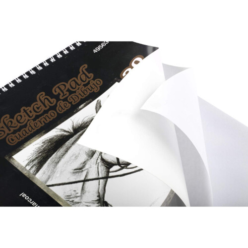 E-Clips 49563 Caderno de Desenho 8.5x10.5 Polegadas 20 Folhas 2