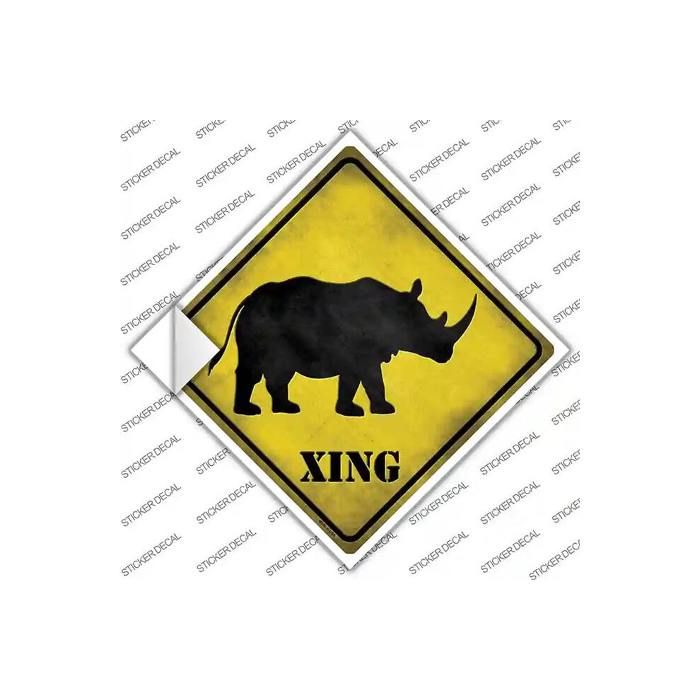 Photos - Other Electrical Equipment Smart Blonde CX-031s-L Rhino Xing Novelty Diamond Sticker Decal - Large