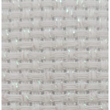 19"" x 28"" 11CT geteld katoenen Aida kruissteekstof (wit opaal)