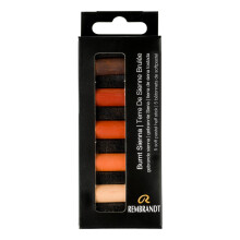 Rembrandt Soft Pastell Micro Set 5-delade Halv Sticks Brnda Siennas