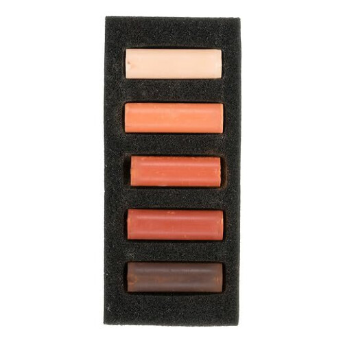 Rembrandt Conjunto de Pastéis Macios Micro, 5 Peças, Sienas Queimadas 1