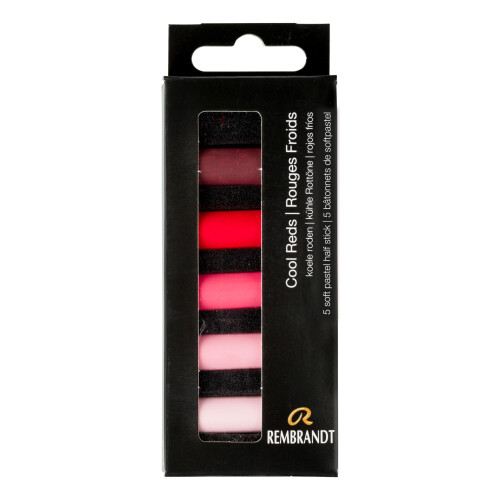 Rembrandt Soft Pastel Micro S?t 5-Piece Half Sticks Cool Reds