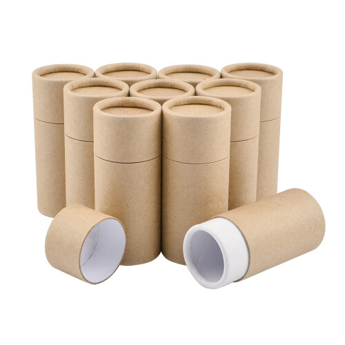 Tubos de cart n kraft WANDIC, 10 unidades, contenedores de papel kraft ...