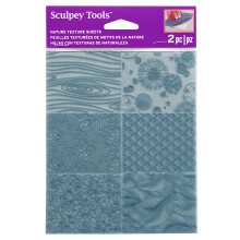 Sada Sculpey Tools Nature Texture Sheet Set opakovane pouiteln 2dln sada Skvel pro vechny typy kutilsk vroby perku z polymerov hmoty a sm
