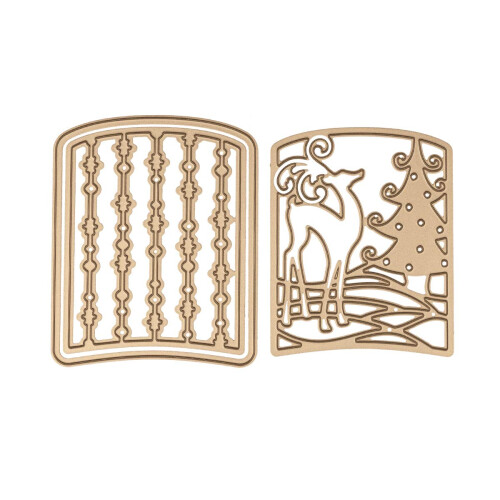Spellbinders S41005 Formbarheder Dies-Holiday Cabinet Inserts 2