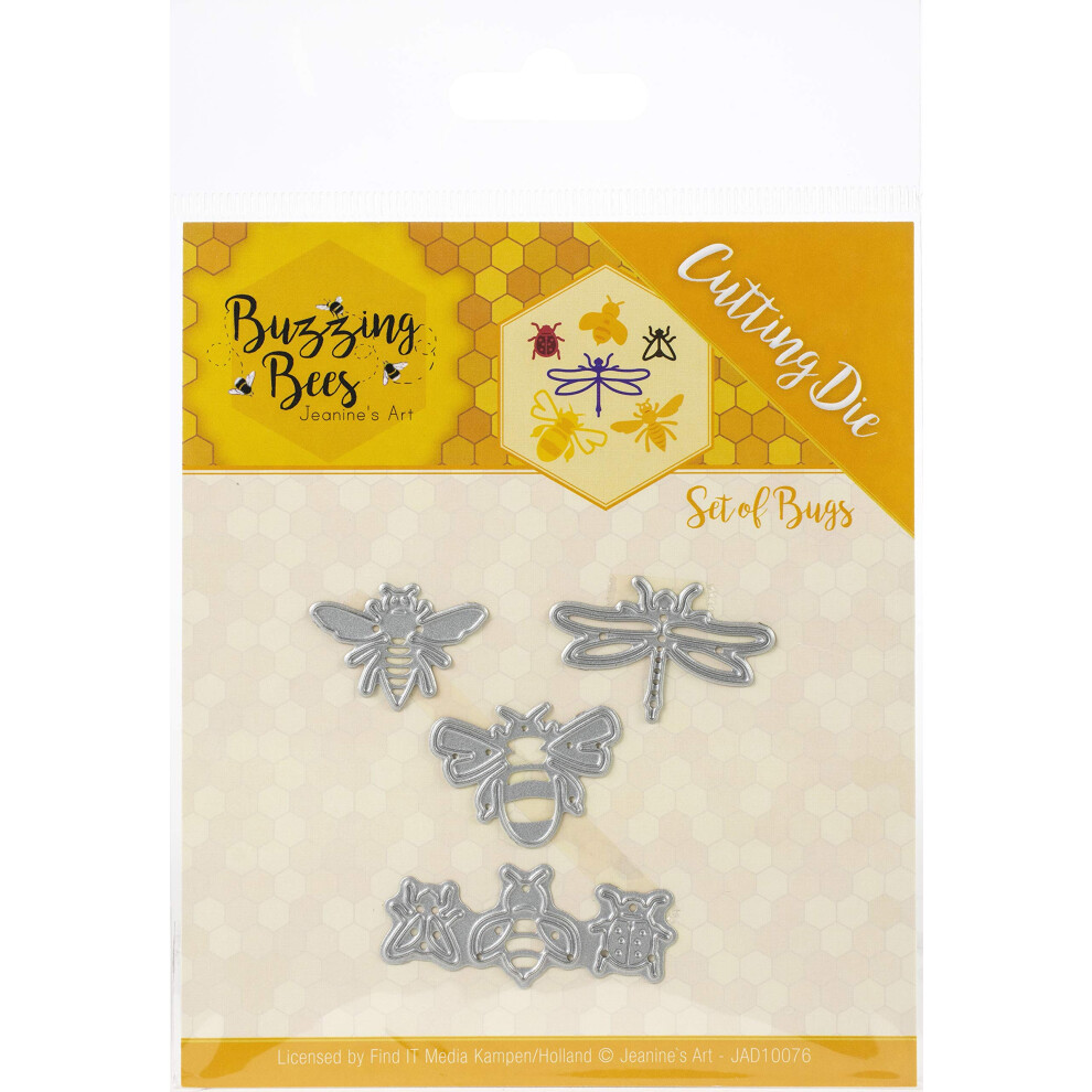 L'art De Jeanine Jeanine Meurt Ensemble D'insectes Abeilles Bourdonnantes-image