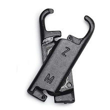 SAGEFINDS Vervanging Vergrendelende Ritstrekkers | Langdurige oplossing | 1.5 Metalen trekverlenging | Reparatie voor kledingbagagerugzak | Zwart | 3