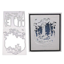 MosBug Christmas Deer Metal Dies Cuts til kortfremstilling