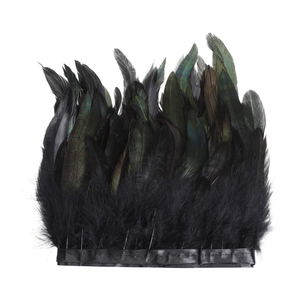 Rooster Hackle Feathers Trsnenka Rka 5-7 Palcu Craft Feather Lim Pro It Kostmu (2 Yardy)-image