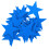 Estrelas de Feltro Rígido 1,5 e 3 polegadas 46pc (Vermelho, Branco e Azul) 4