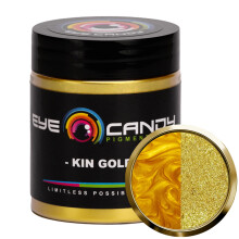 Eye Candy Pigments Prmiov zlat sldov prek - Kin Gold (25 g) - pro epoxidov pryskyrice Mdlov barvy Drevoobrbec Akryltov nalvac bomby d