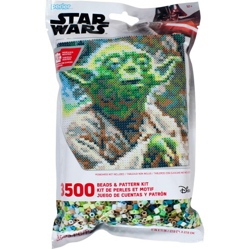 Perler Star Wars Yoda Pattern Bag Beads Kit  3500pcs