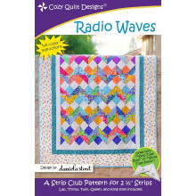 Padrão Radio Waves de Colchas Aconchegantes