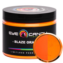 Pigmentos de caramelo de ojos Premium Mica Powder - Blaze Orange (50GR) - Para pintura de jabn de resina epoxi de la carpintera de la carpintera B