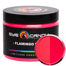 Eye Candy Pigments Prmiov sldov prek - Flamingo Red (50 g) - pro epoxidov pryskyrice Mdlov barvy Drevoobrbec Akryltov nalvac bomby do