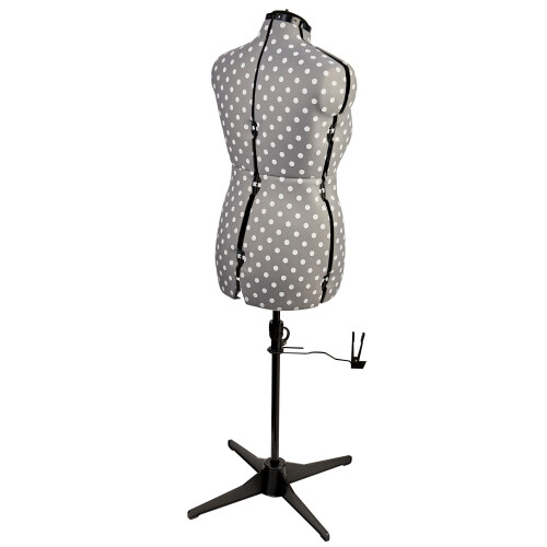 Adjustoform Adjustable Dress Form UK 16-20 Grey Polka Dot 2