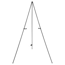 Creative Mark Shelby Display Easel Stand for Payment Single Unit - Holdable Light Weight Ideel til tegning og maleri - Sort finish - Ideel til ku