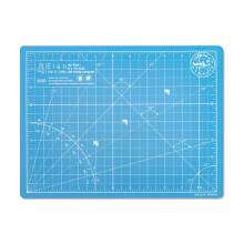 Elan Cutting Mat A2 Blue Self Healing Cutting Mat 45 x 60 CM 5-Ply Craft Mat Blue Hobby Cutting Mat 45x60 CM Fabric Cutting Board for Crafts Quil