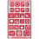 Armour Etch Over N Over Stencil 21-1703 Over N Over Glass Etching Stencil Brun 1