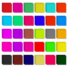 Jyongmer 6000Pcs Multicolor Tissue Paper Squares 2 Inch Art Rainbow Tissue Paper for Arts Craft DIY Scrapbooking Birthday Party Festival Tissue Scru