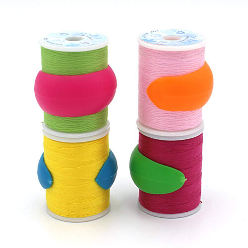 Miamay Thread Spool Huggers Savers Avoid Loose Ends or Thread Tails Prevent Thread Tails from Unwinding No Loose Ends for Sewing Thread Spools (64 Pi 2
