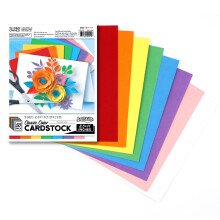 Papel cartolina ArtSkills 65 lb 8,5 x 11 176 gsm Papel artesanal colorido para artesanato, scrapbooking e fabricao de cartes 50 peas