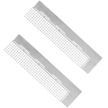 Diamond Painting Ruler 2PCS Small DIY Stainless Steel Painting Ruler Drawing Tool with 216 Blank Grids for 5D Diamond Painting