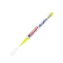 edding 5300 marcador acrílico fino - amarelo-neon - marcador de tinta acrílica à prova d'água