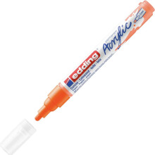 edding 5100 marcador acrílico médio - neon-laranja - 1 marcador de tinta acrílica impermeável