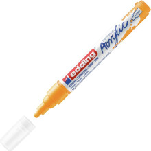 edding 5100 acrylic marker medium - sunny-yellow - 1 waterproof acrylic paint marker - round nib 2-3mm - acrylic paint pen for drawing on canvas art