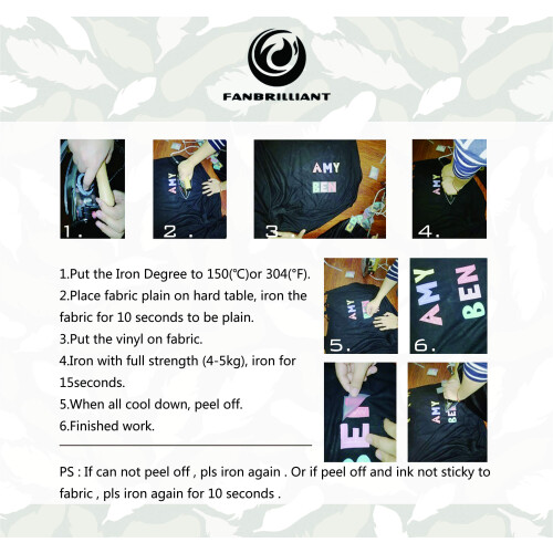 Fanbrilliant 104 Letras Tecido Transfer 2 polegadas para Camisetas Esportivas (Preto) 1