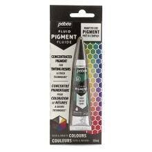PEBEO Fluid Flüssigpigmentkonzentrat, Harz, mischbare Farben, deckender oder transparenter Effekt, natürlicher Herkunft, Grün, 20 ml. Grün
