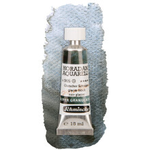 Schmincke - HORADAM AQUARELL, Super Granulatie, 14 965 006 Glacier Black, 15 ml tube, sterke granulerende kleuren
