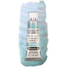 SCHMINCKE - Horadam Aquarell Super Granulation 14 963 006 GLACIER Zielona 15 ml Rurka Bardzo mocna granulowanie kolorw najlepsze super granulowa
