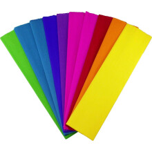 Vce zhybu Fiesta-krepovho papru (10 listu) - 17 palcu na rku a 6,2 stop na dlku - Mexick krepov papr - Ruzn barvy (Fiesta Multicolor Sorti