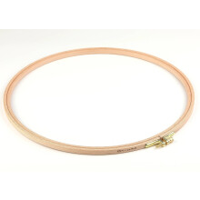 Nurge Premium-Stickrahmen aus Buchenholz mit goldenem Verschluss, 8 mm (310 mm = 12,20'' ~ ca. 12"")