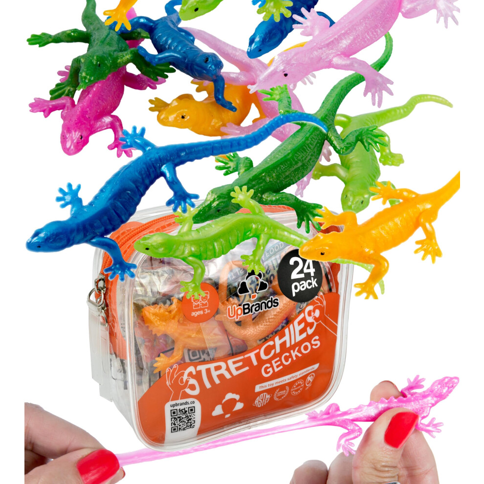 UpBrands Rubber Lizards Toys Bulk Set  Kit for Birthday Party Favors for Kids  Goodie Bags  Easter Egg Basket Stuffers  Pinata Filler  Students Classr-image-OPC-PGBZZ9M-NEW